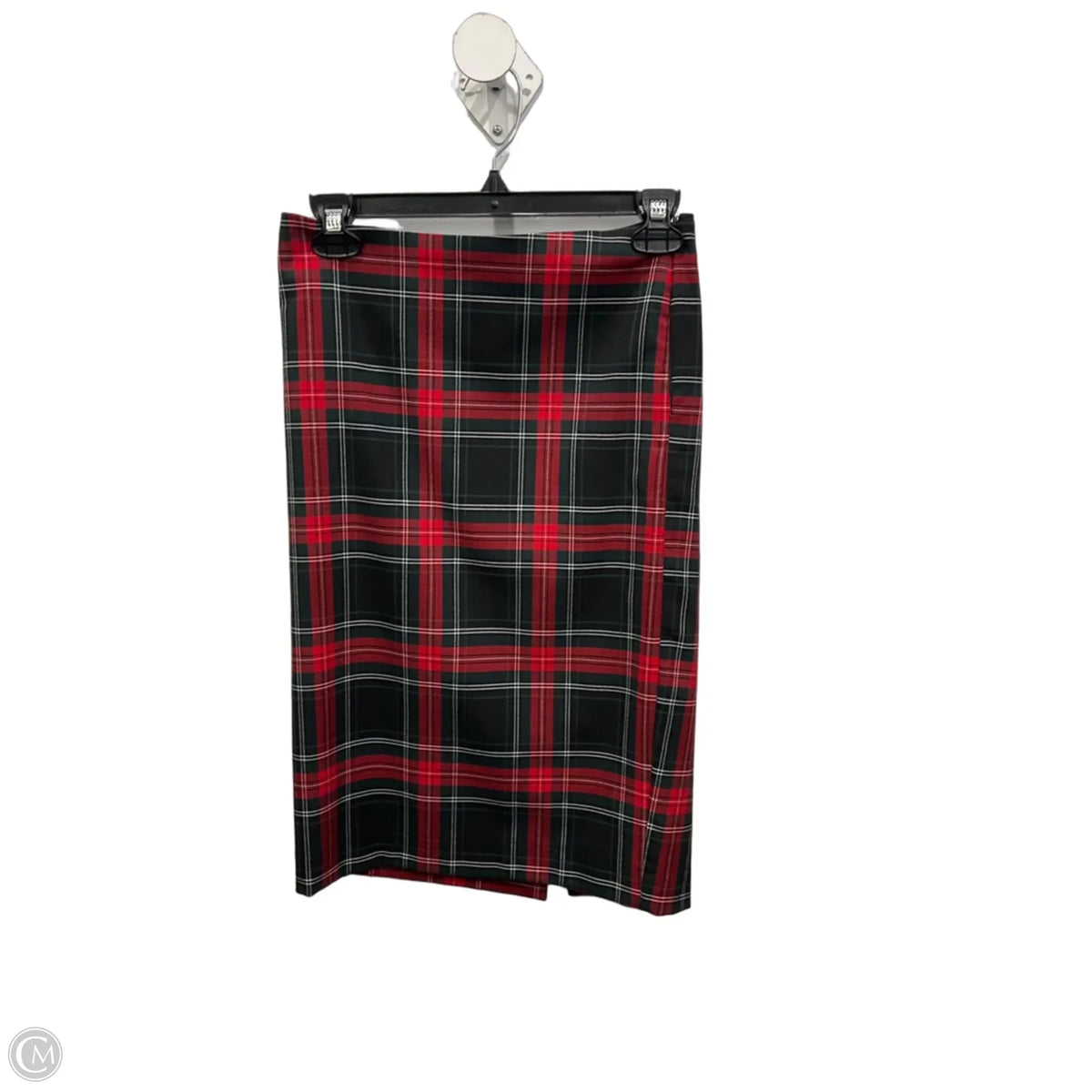 Skirt Midi By Express In Black & Red, Size: 0