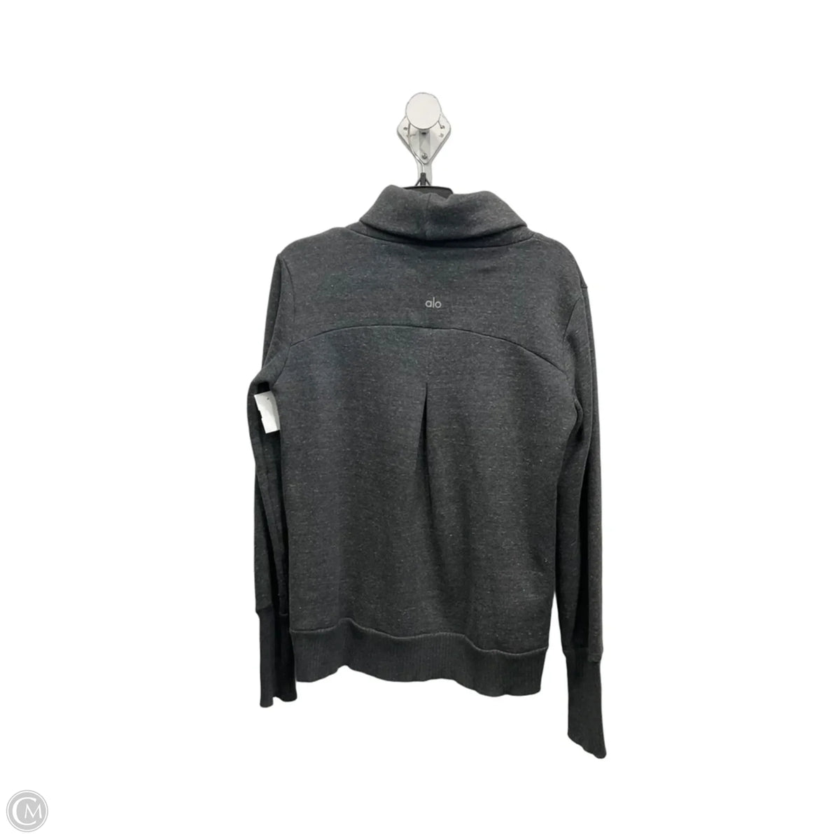 Athletic Sweatshirt Collar By Alo In Grey, Size: S
