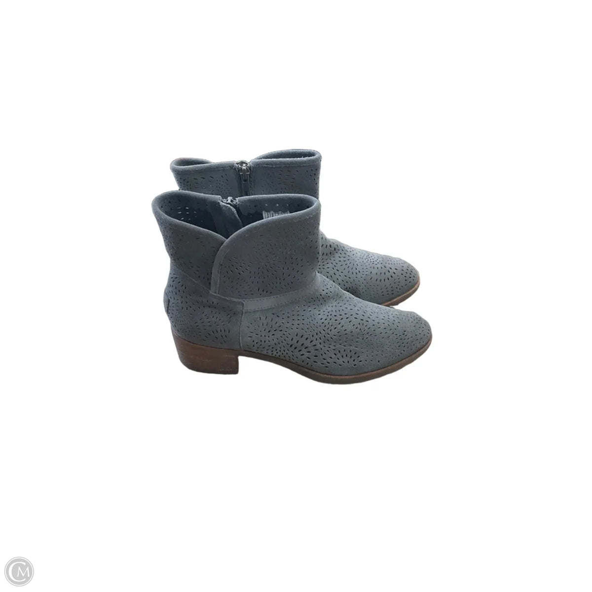 Boots Designer By Ugg In Grey, Size: 9