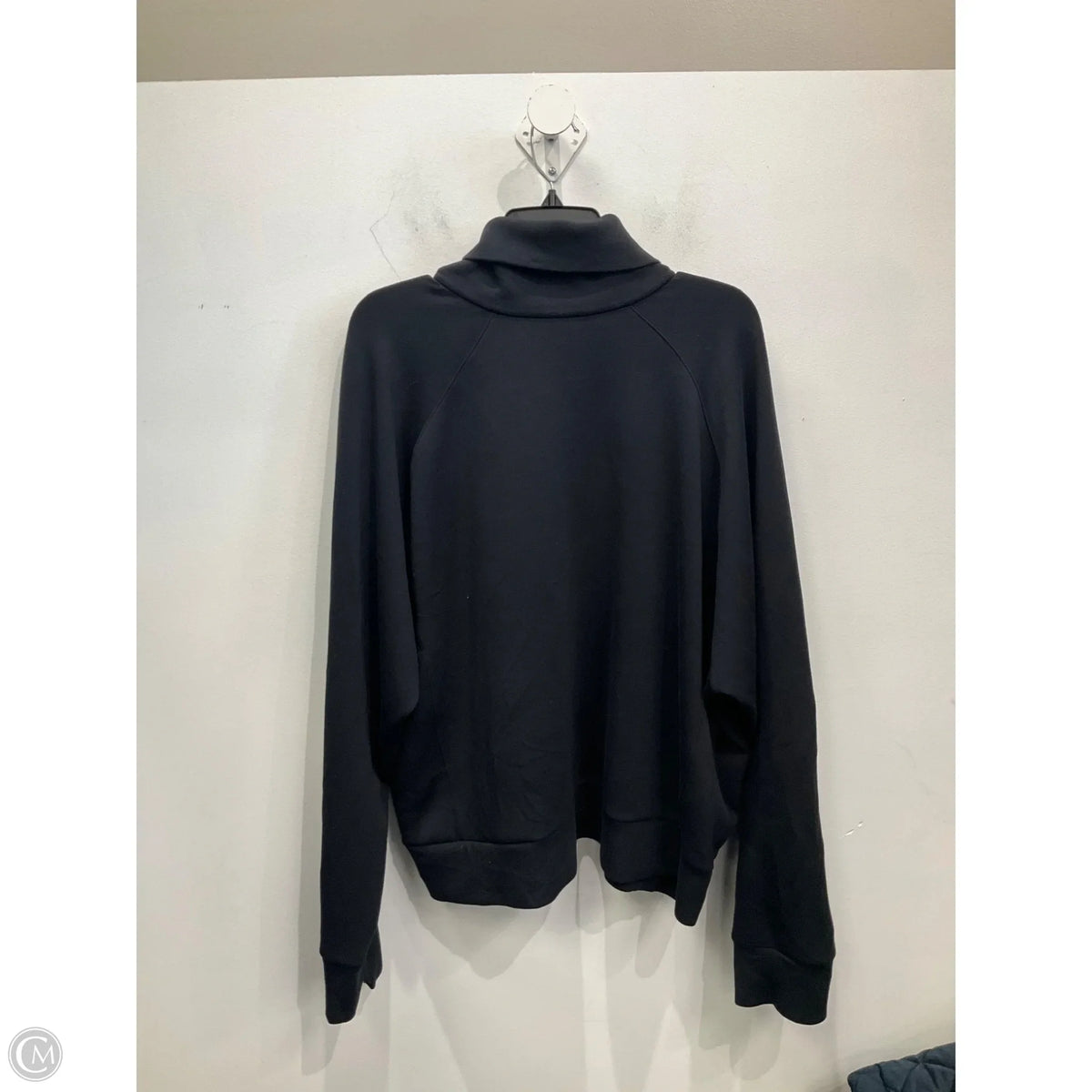 Athletic Sweatshirt Collar By Spanx In Black, Size: 3x