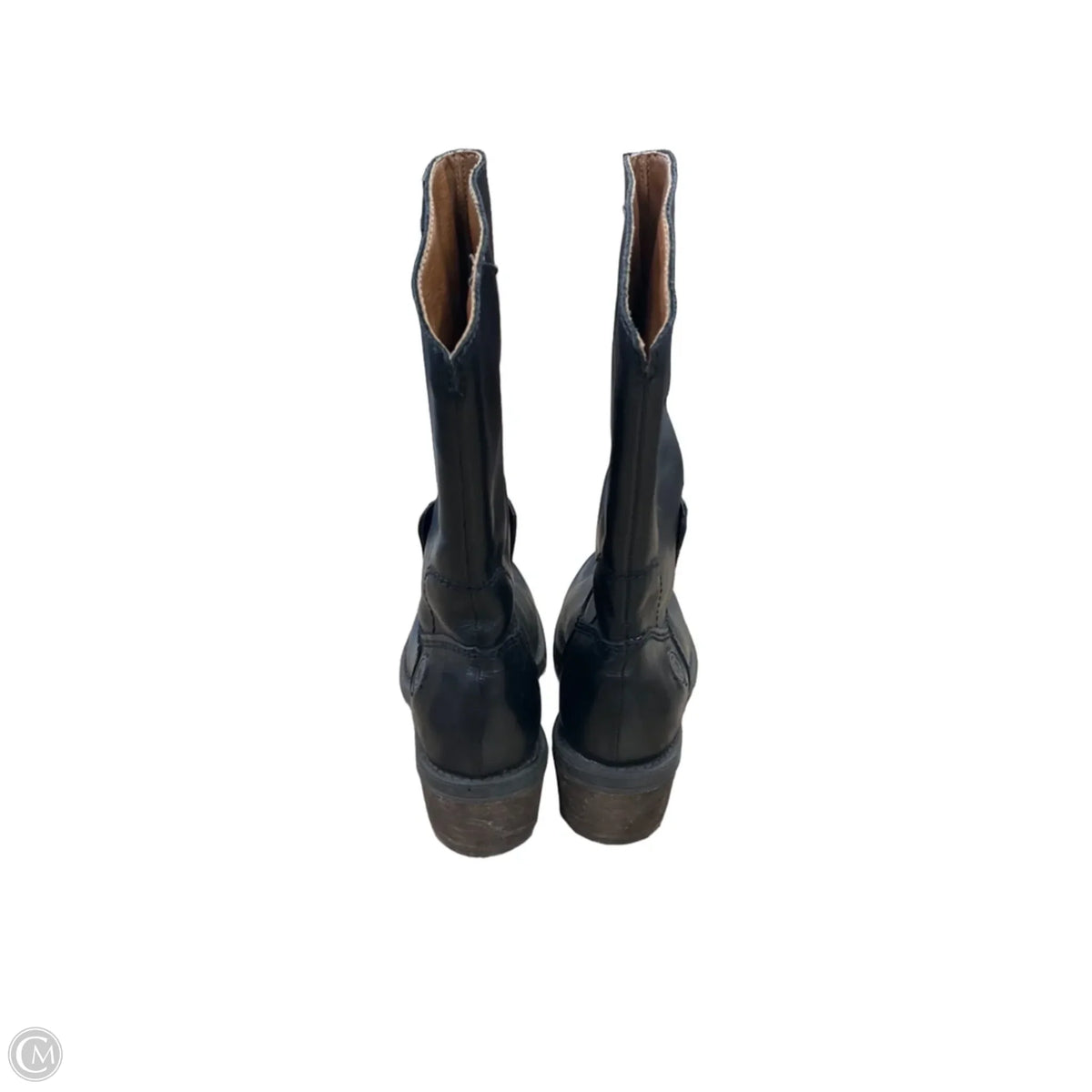 Boots Mid-calf Flats By Calvin Klein In Black, Size: 6