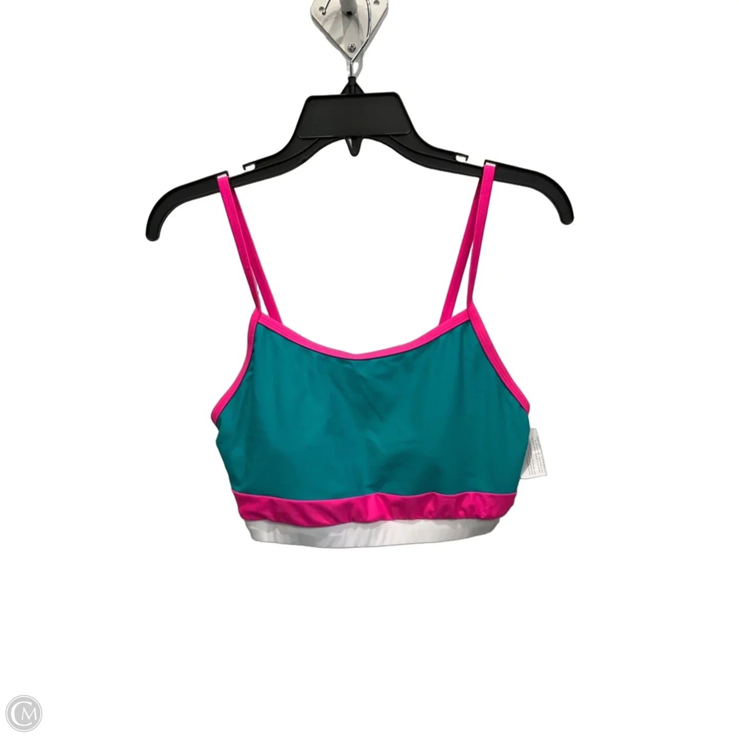 Swimsuit 2pc By Clothes Mentor In Green & Pink, Size: M
