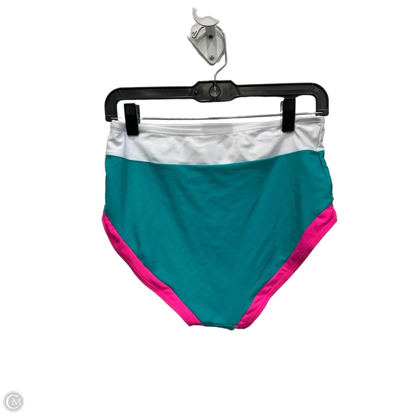 Swimsuit 2pc By Clothes Mentor In Green & Pink, Size: M