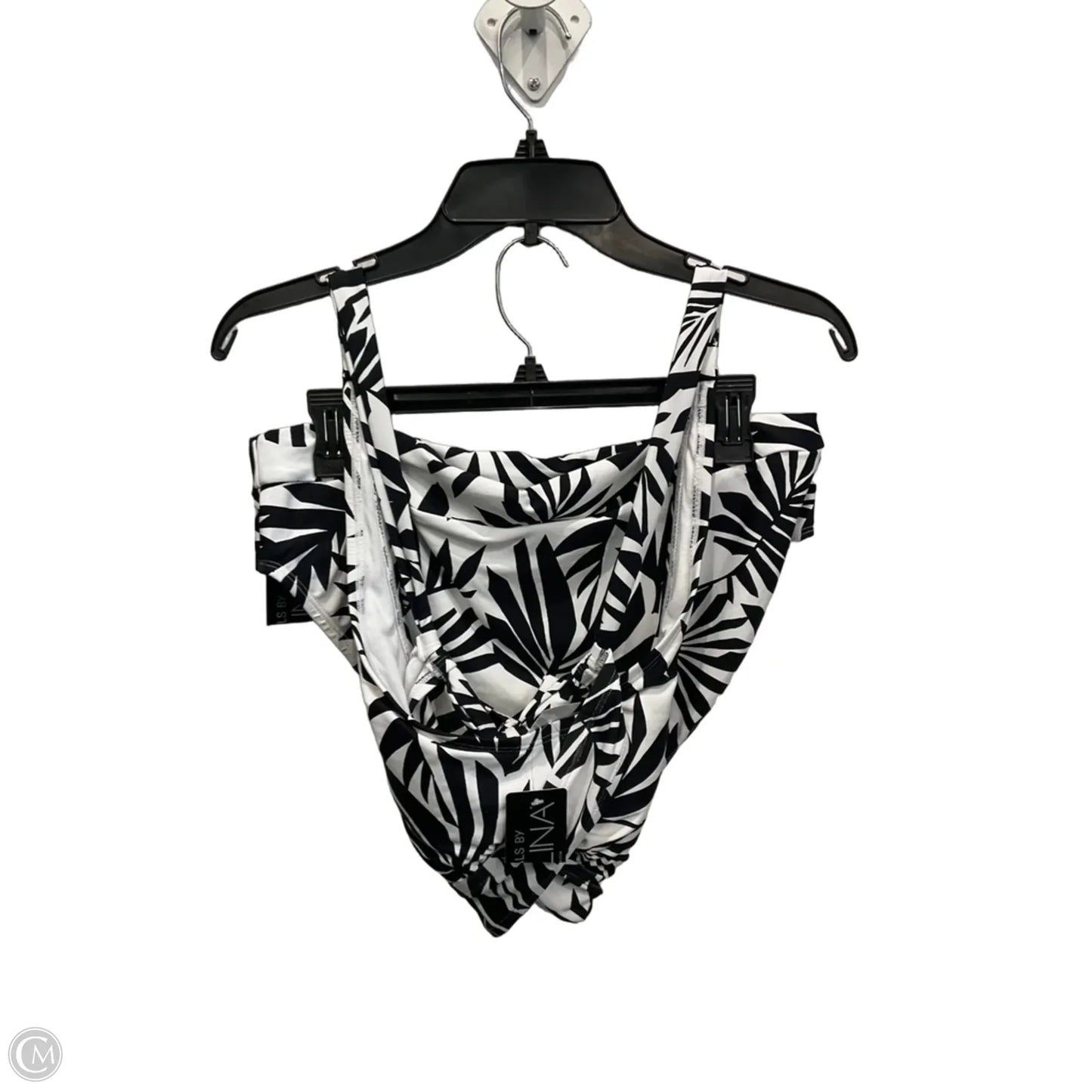 Swimsuit 2pc By Catalina In Black & White, Size: L