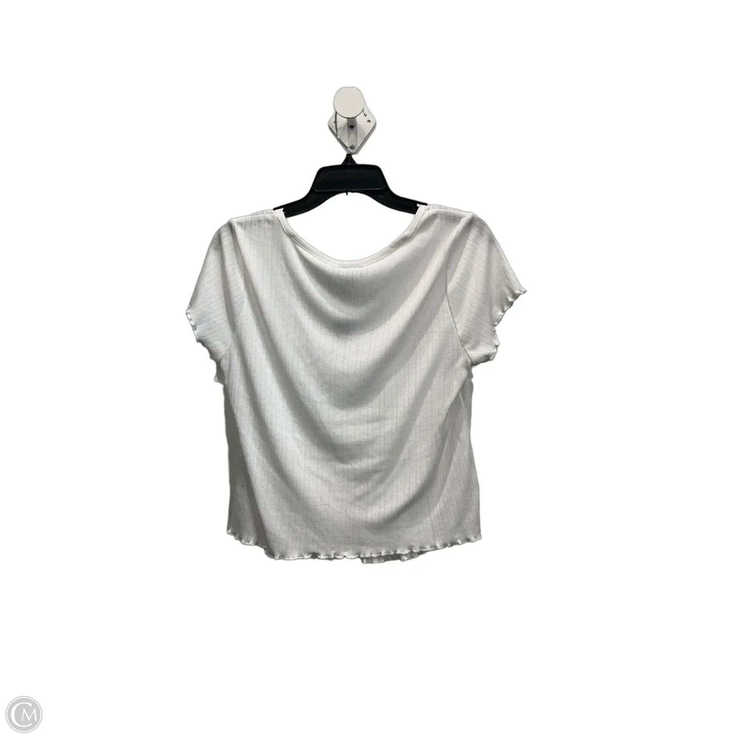Top Short Sleeve By Torrid In White, Size: L