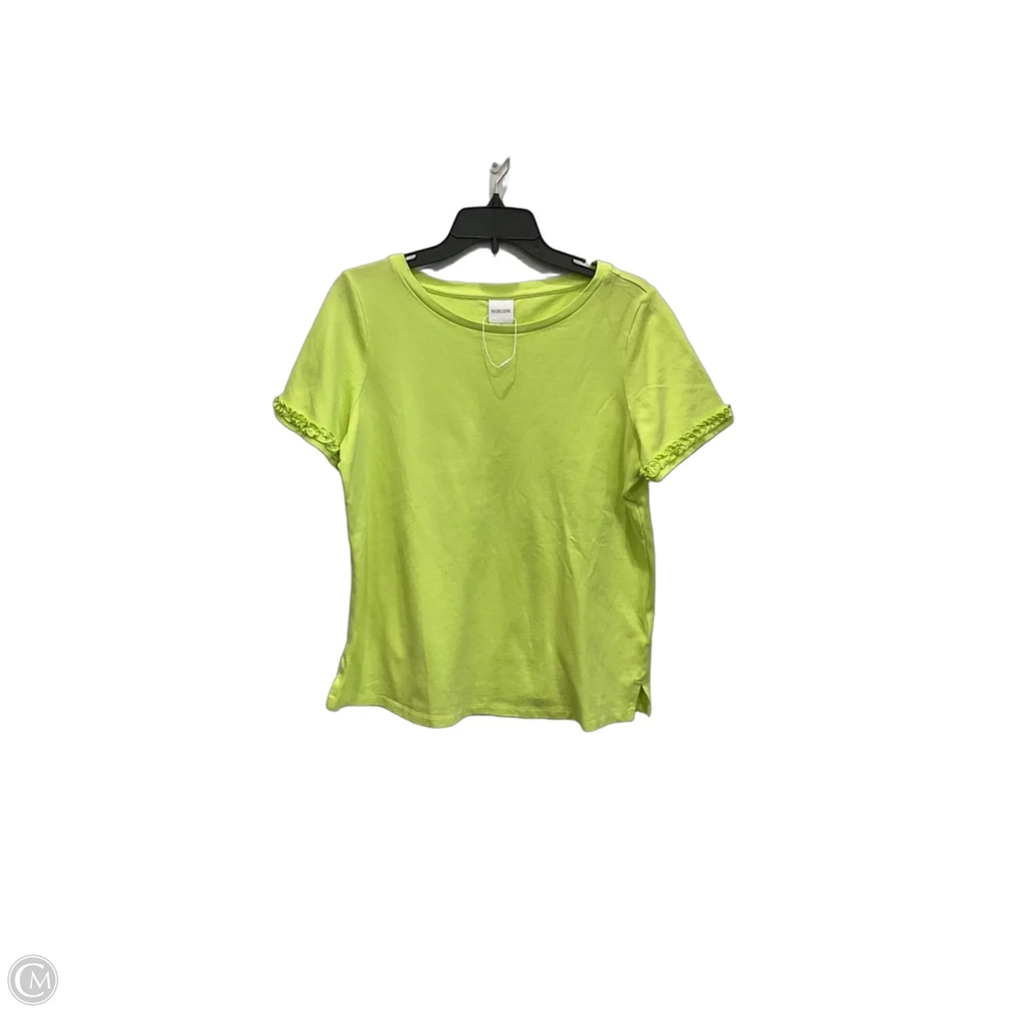 Top Short Sleeve By Madeleine In Green, Size: Xl