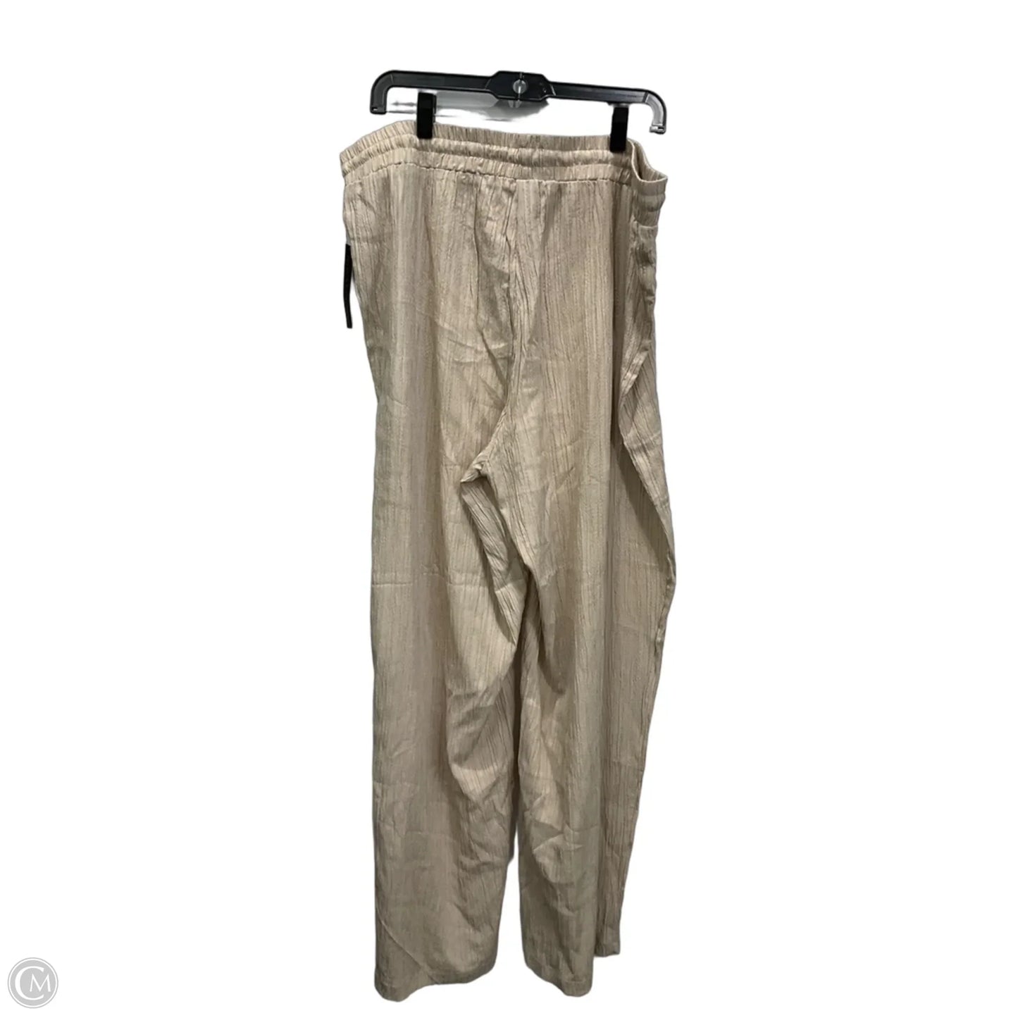 Pants Lounge By Clothes Mentor In Tan, Size: 24