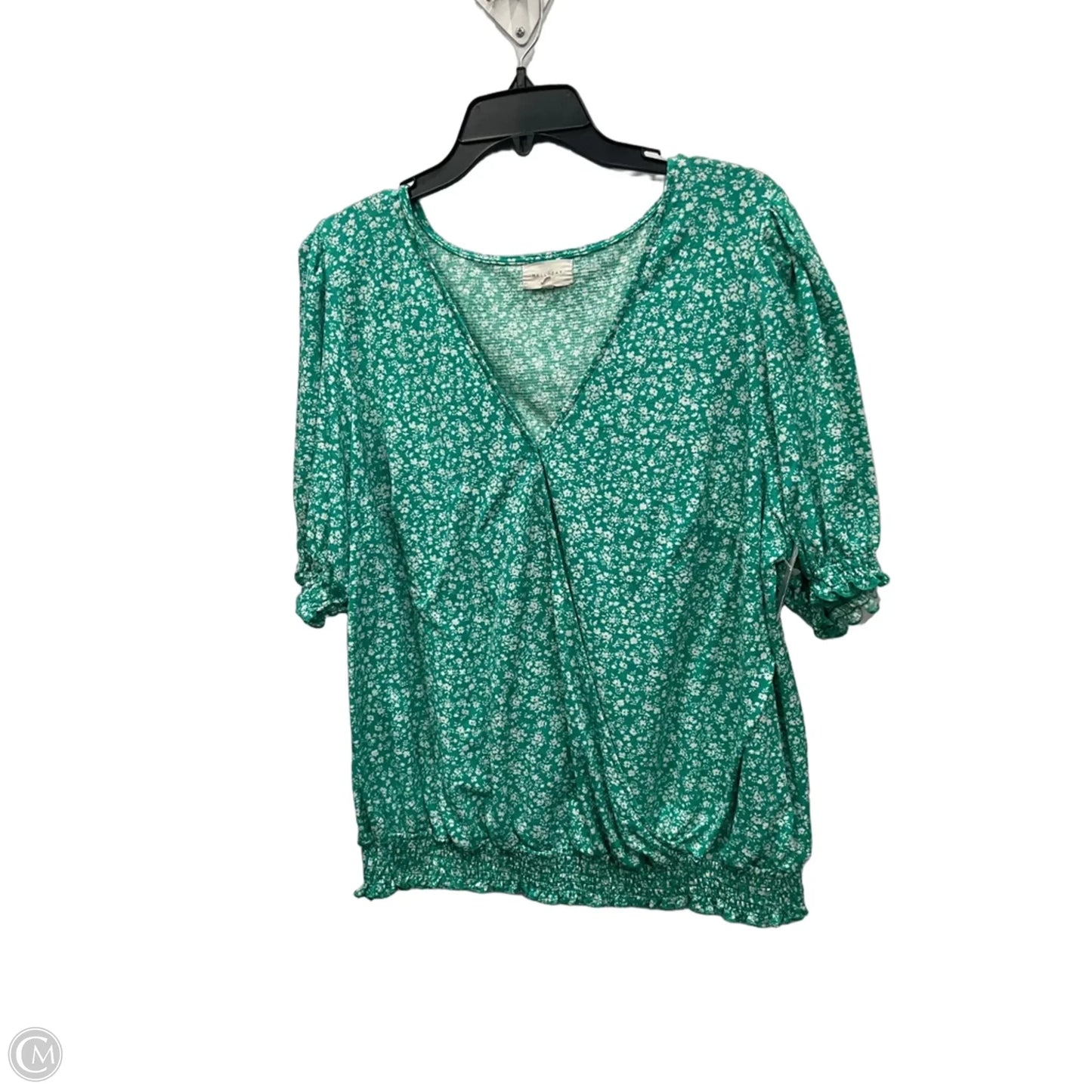 Top Short Sleeve By Melloday In Green, Size: 2x
