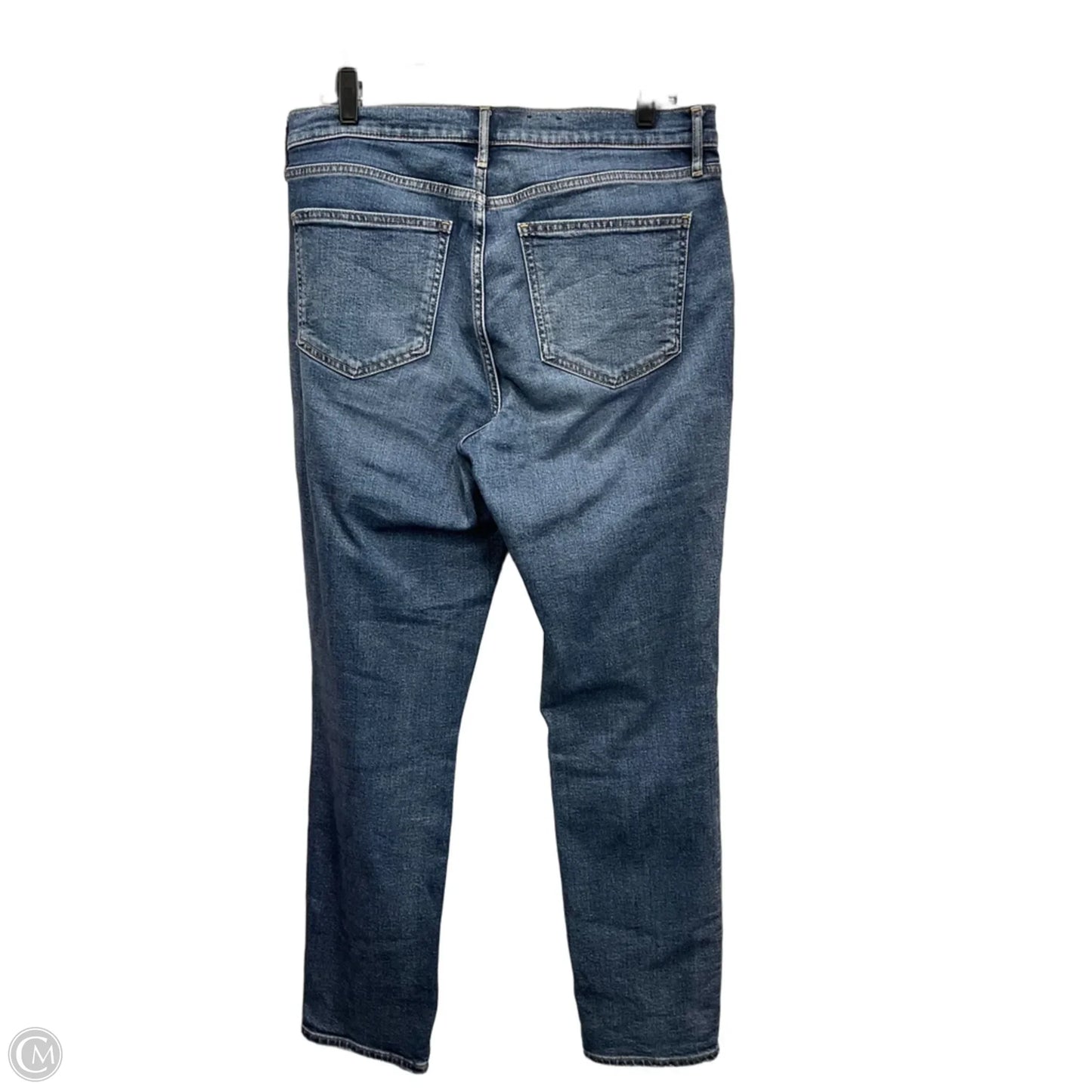Jeans Straight By Gap In Blue Denim, Size: 12