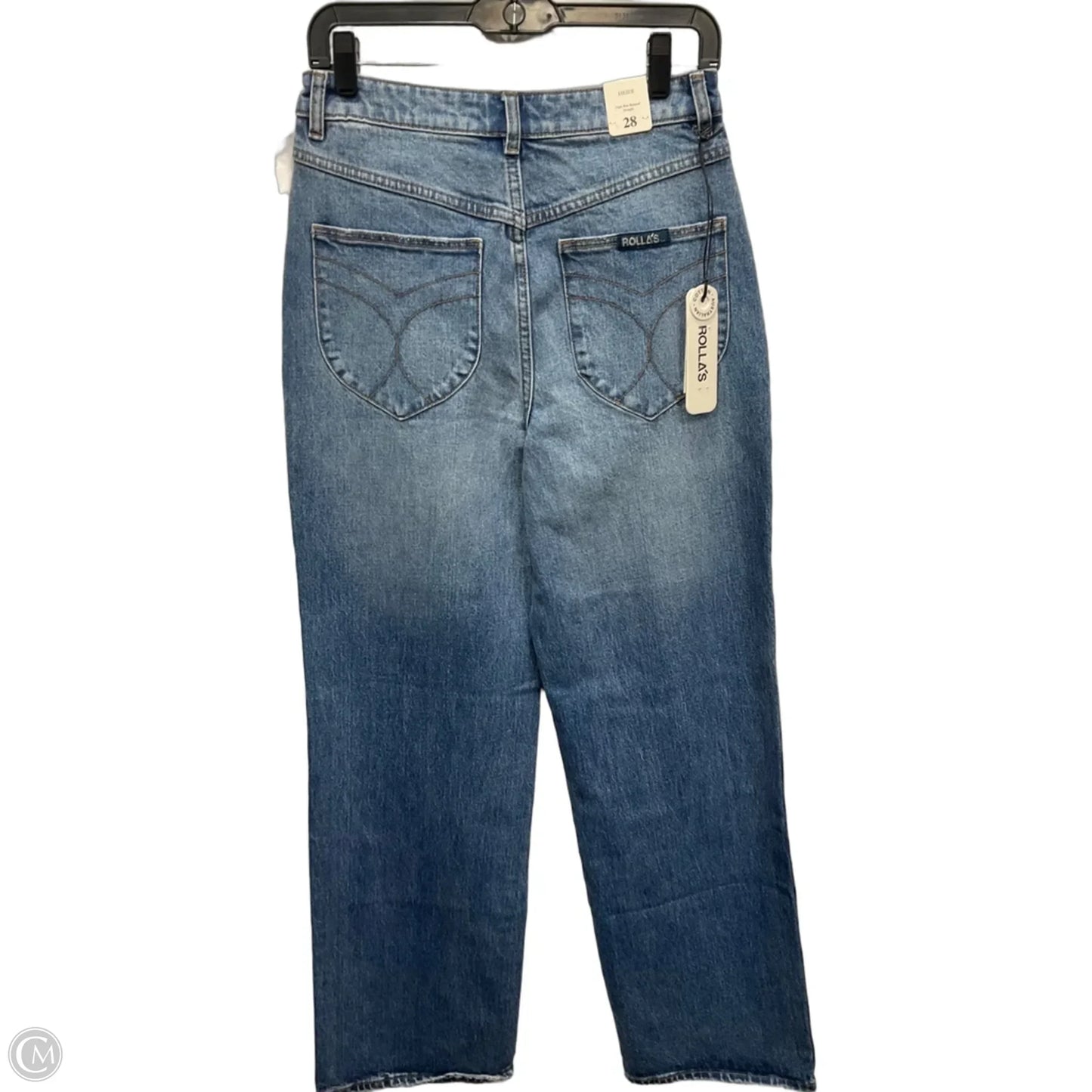 Jeans Straight By Rollas In Blue Denim, Size: 6