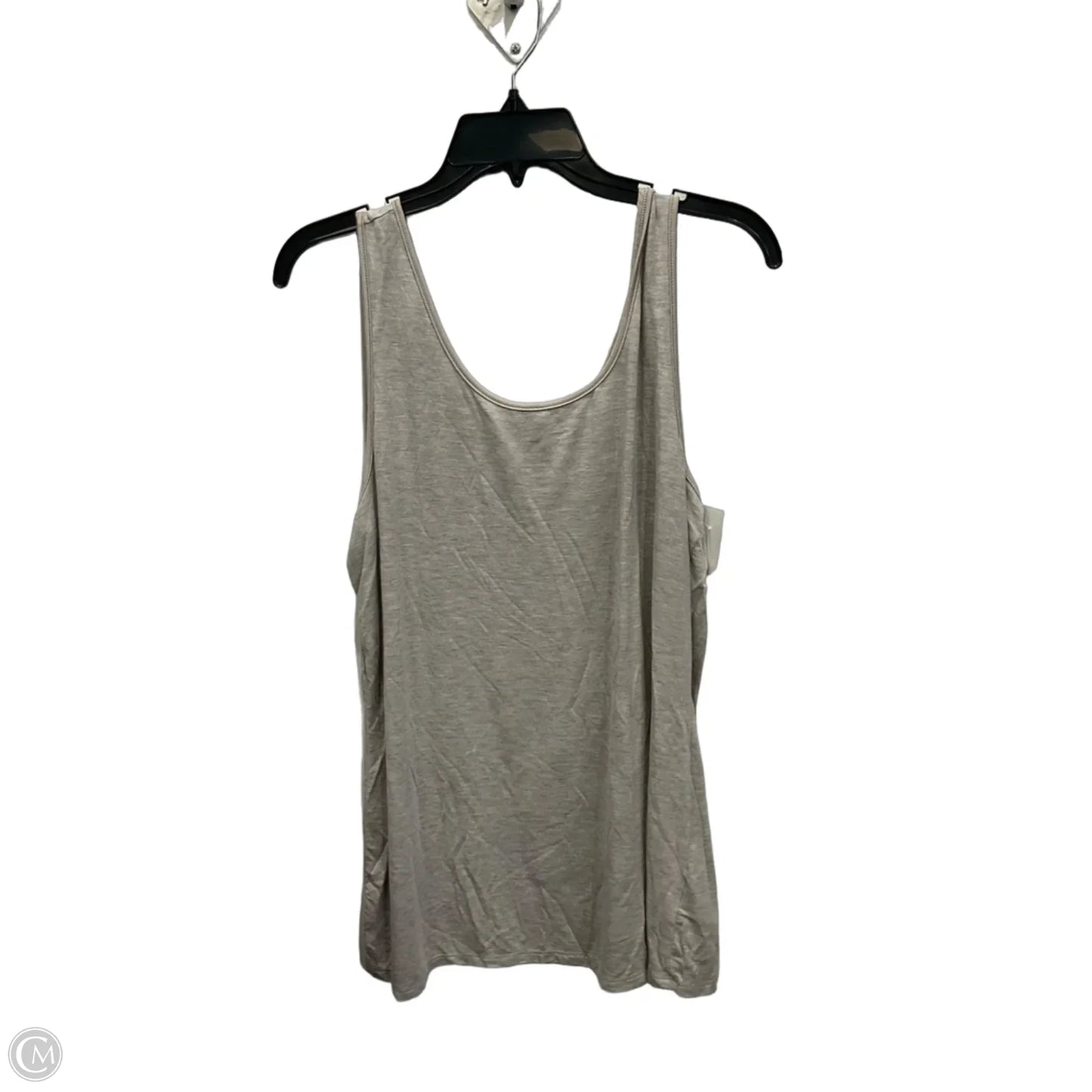 Top Sleeveless By H For Halston In Grey, Size: L