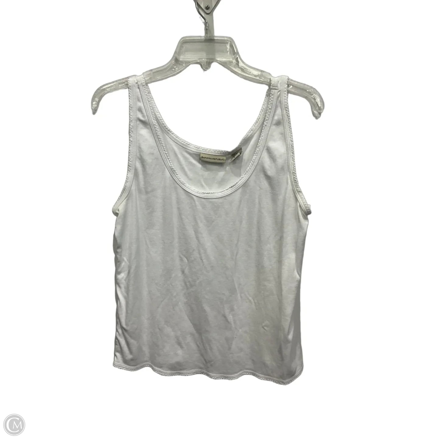 Top Sleeveless By Banana Republic In White, Size: Xl