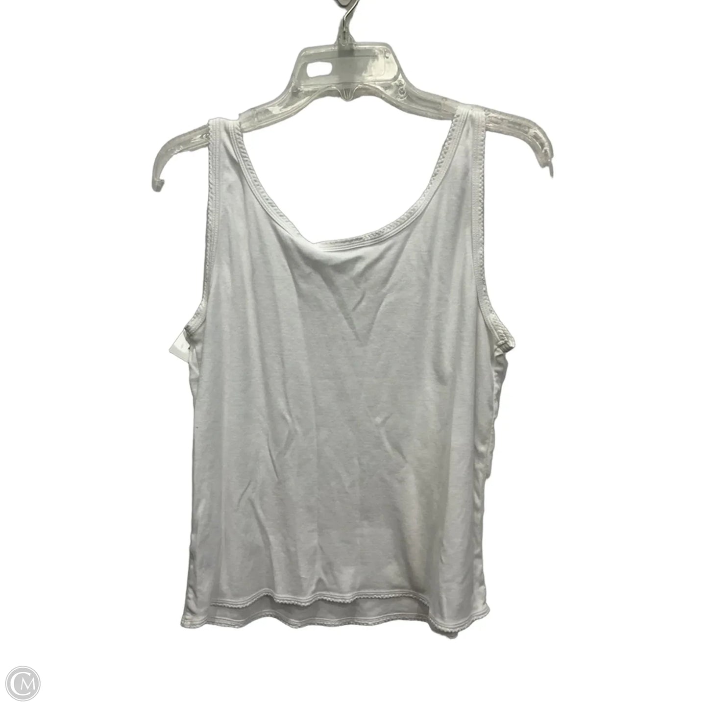 Top Sleeveless By Banana Republic In White, Size: Xl