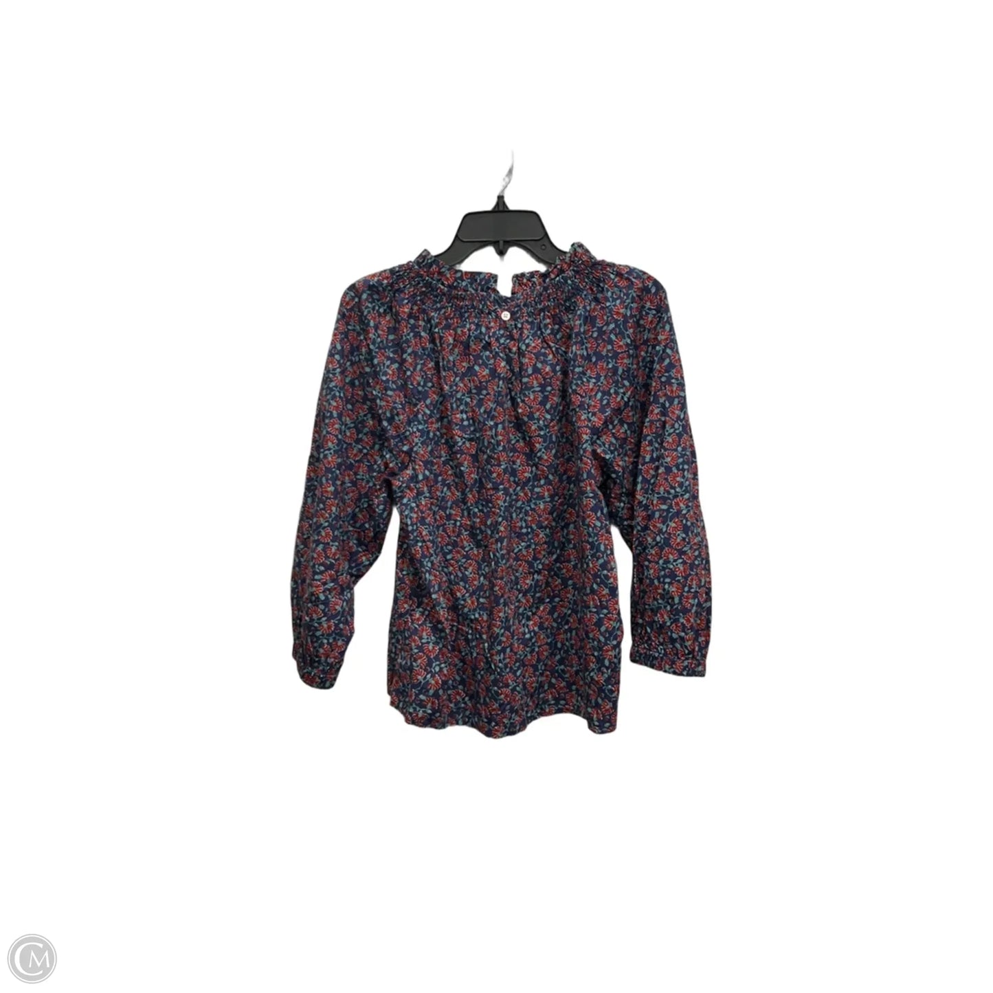 Top Long Sleeve By J. Crew In Blue, Size: M