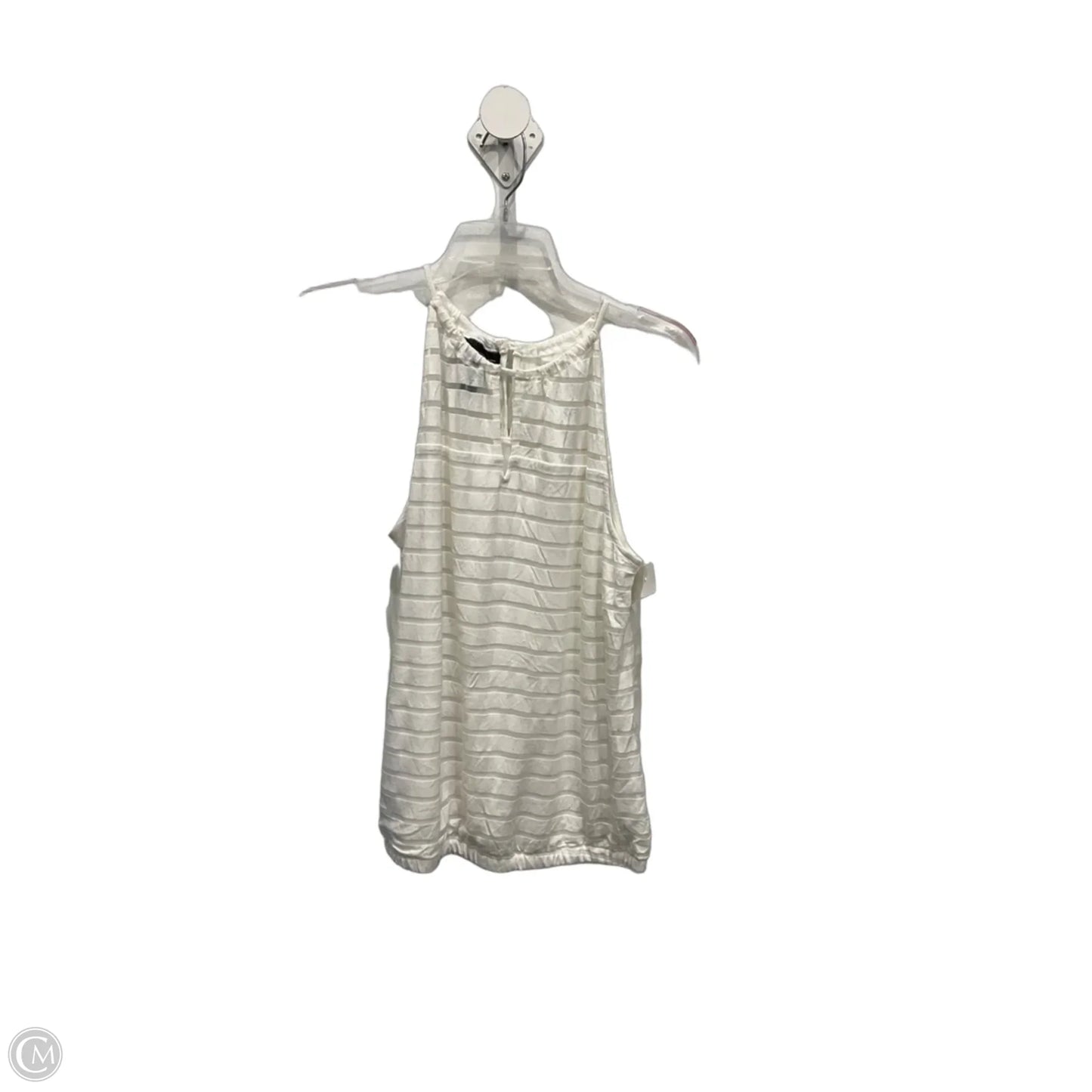 Top Sleeveless By Inc In White, Size: Lp