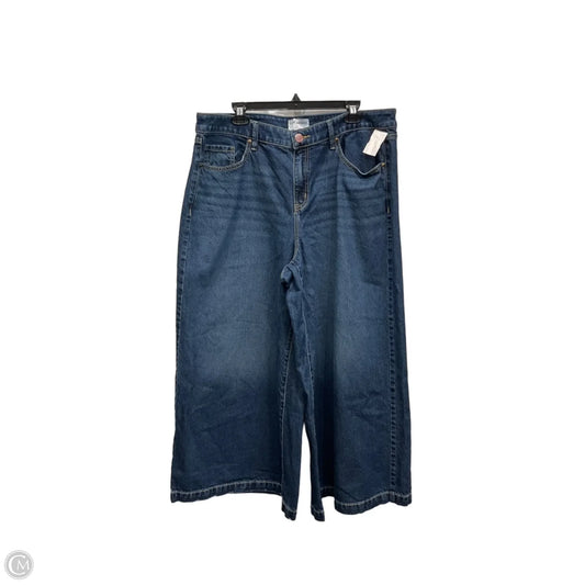 Jeans Wide Leg By Lane Bryant In Blue, Size: 16