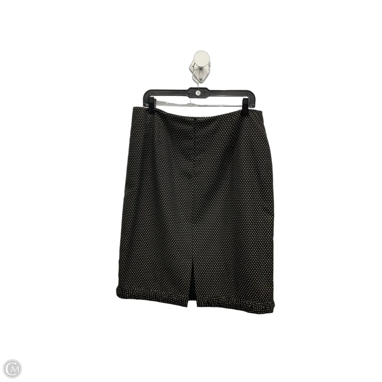 Skirt Midi By Peck And Peck In Black & Cream, Size: 14