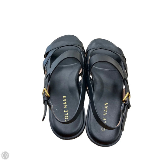 Sandals Flats By Cole-haan In Black, Size: 7.5
