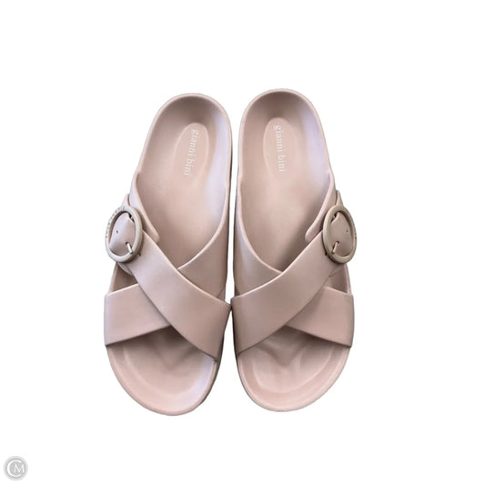 Sandals Flats By Gianni Bini In Pink, Size: 10