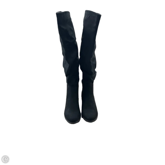 Boots Knee Heels By Maurices In Black, Size: 8