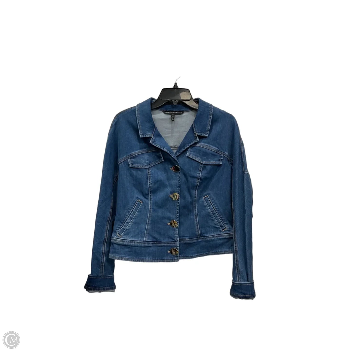 Jacket Denim By White House Black Market In Blue, Size: L