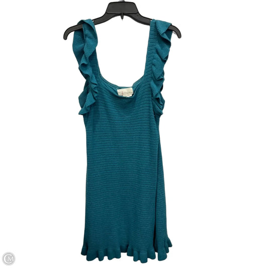 Dress Casual Short By Anthropologie In Blue, Size: M