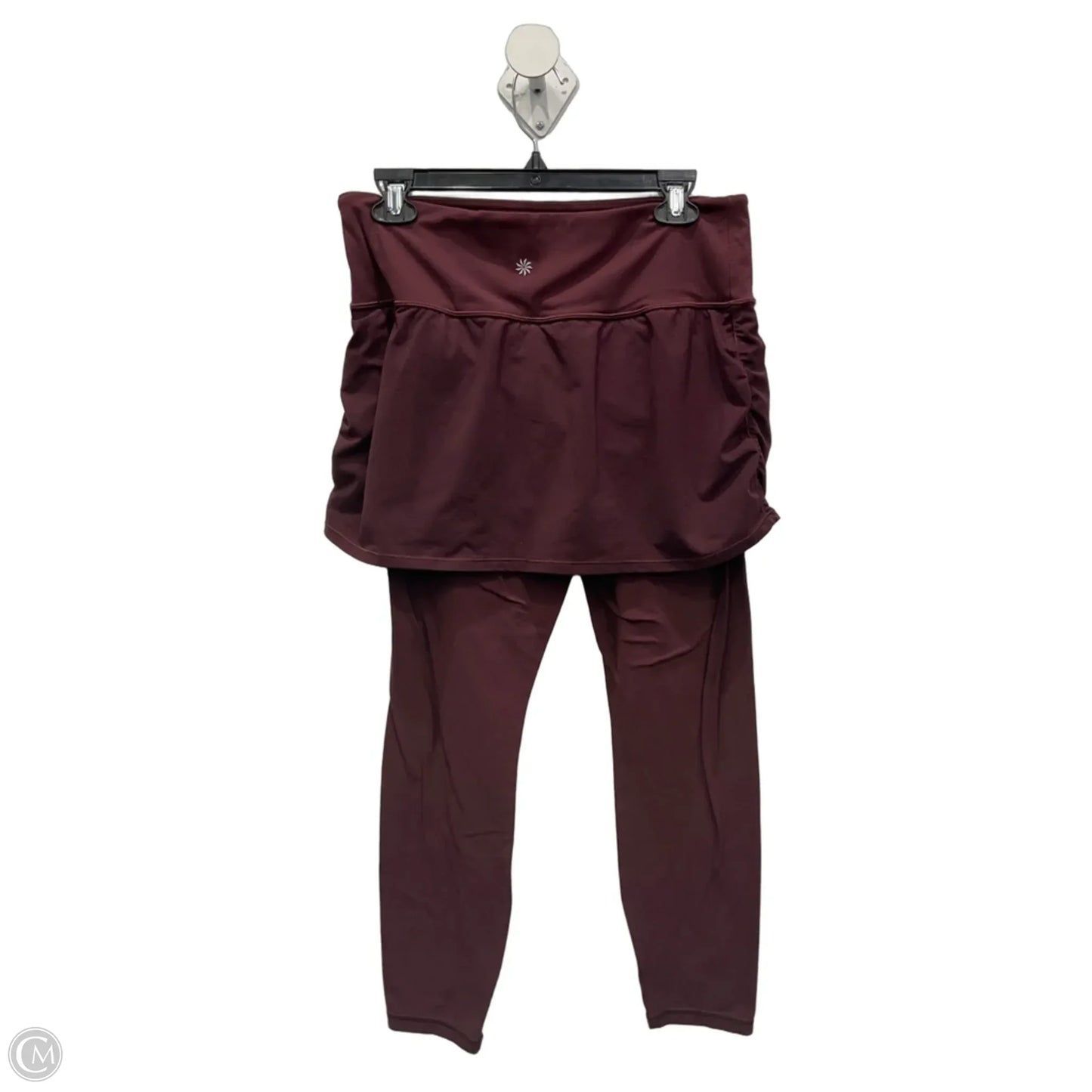 Skort By Athleta In Maroon, Size: L