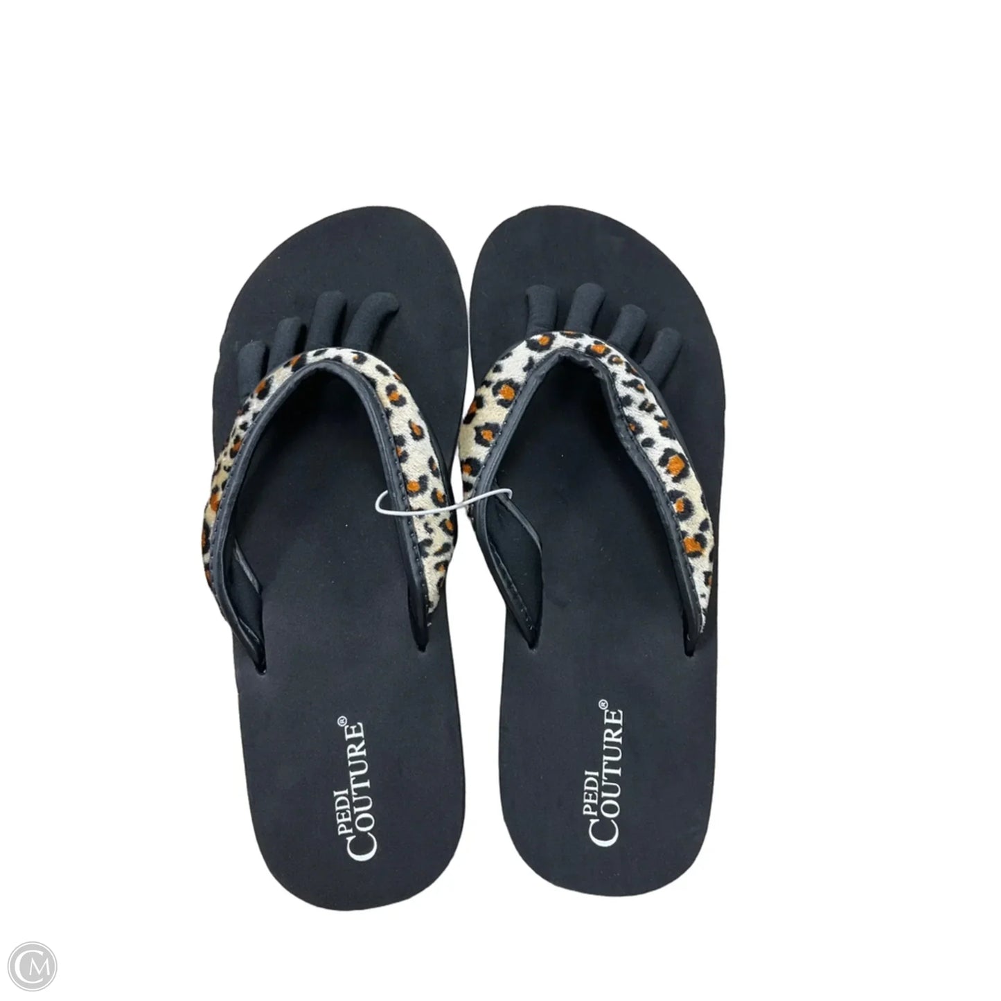 Sandals Flip Flops By Clothes Mentor In Animal Print, Size: 9