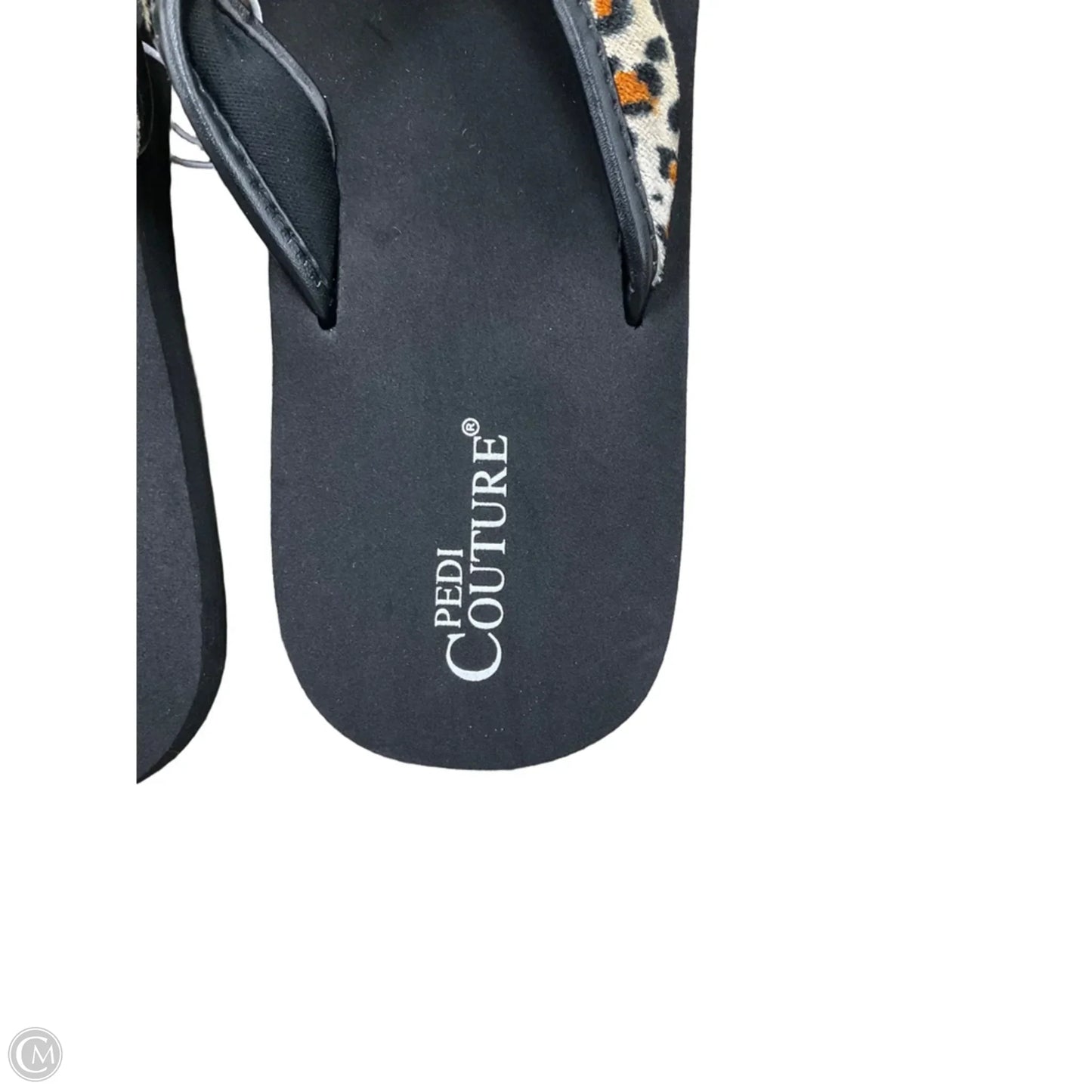 Sandals Flip Flops By Clothes Mentor In Animal Print, Size: 9