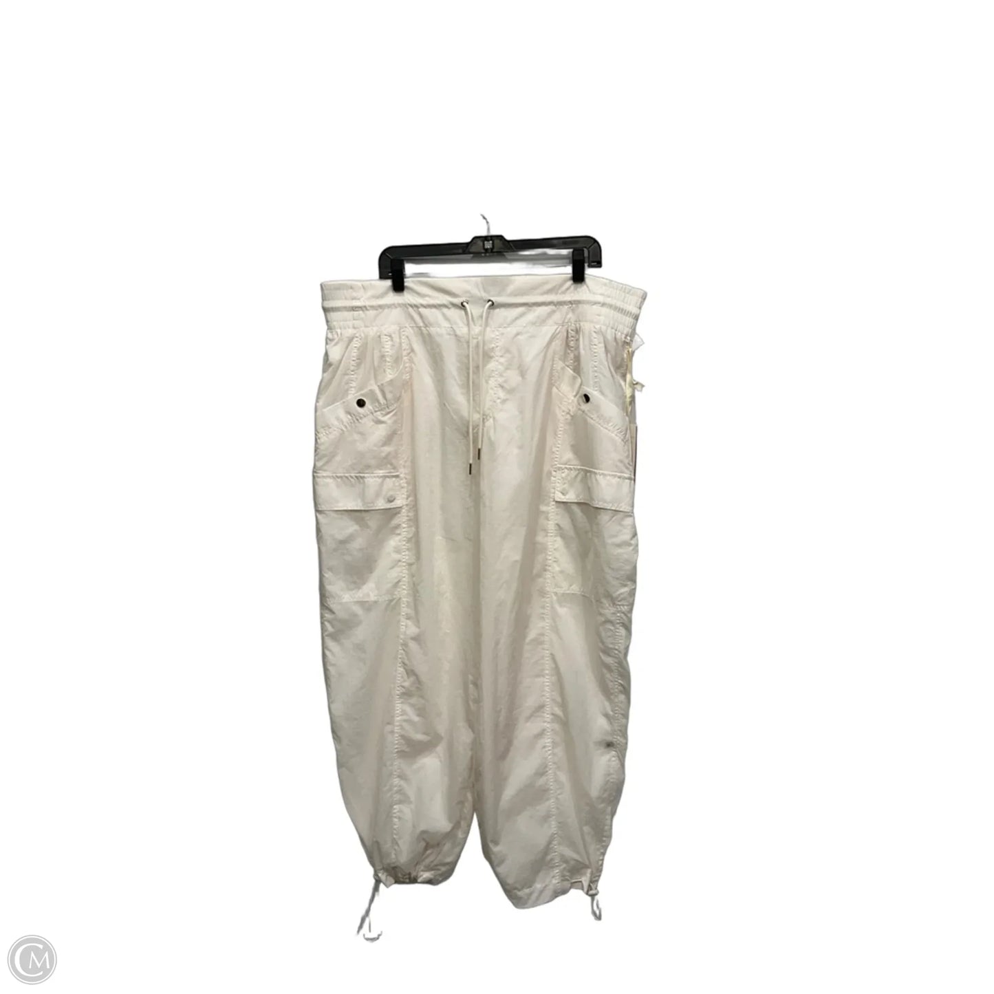 Athletic Pants By Athleta In Cream, Size: 2x