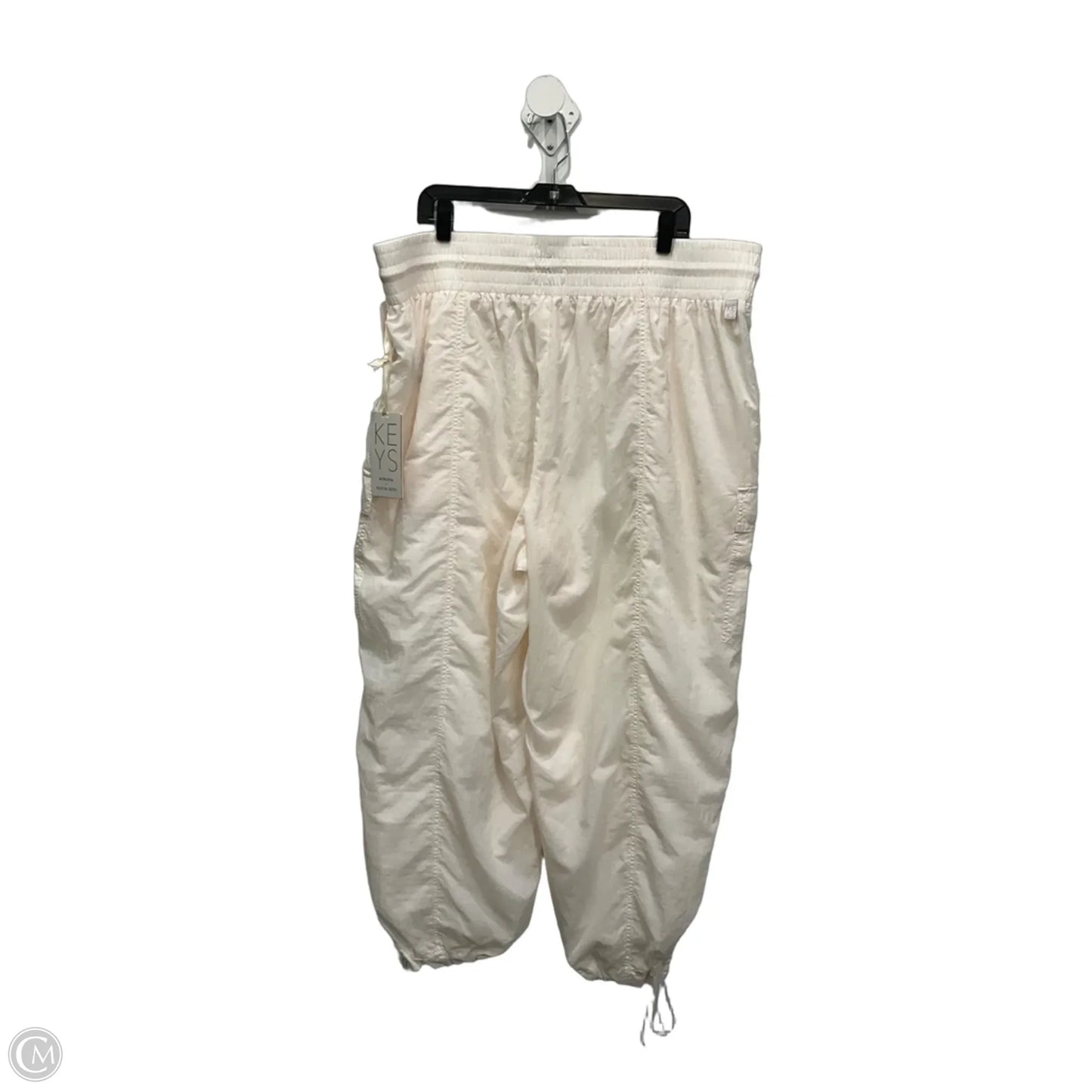 Athletic Pants By Athleta In Cream, Size: 2x