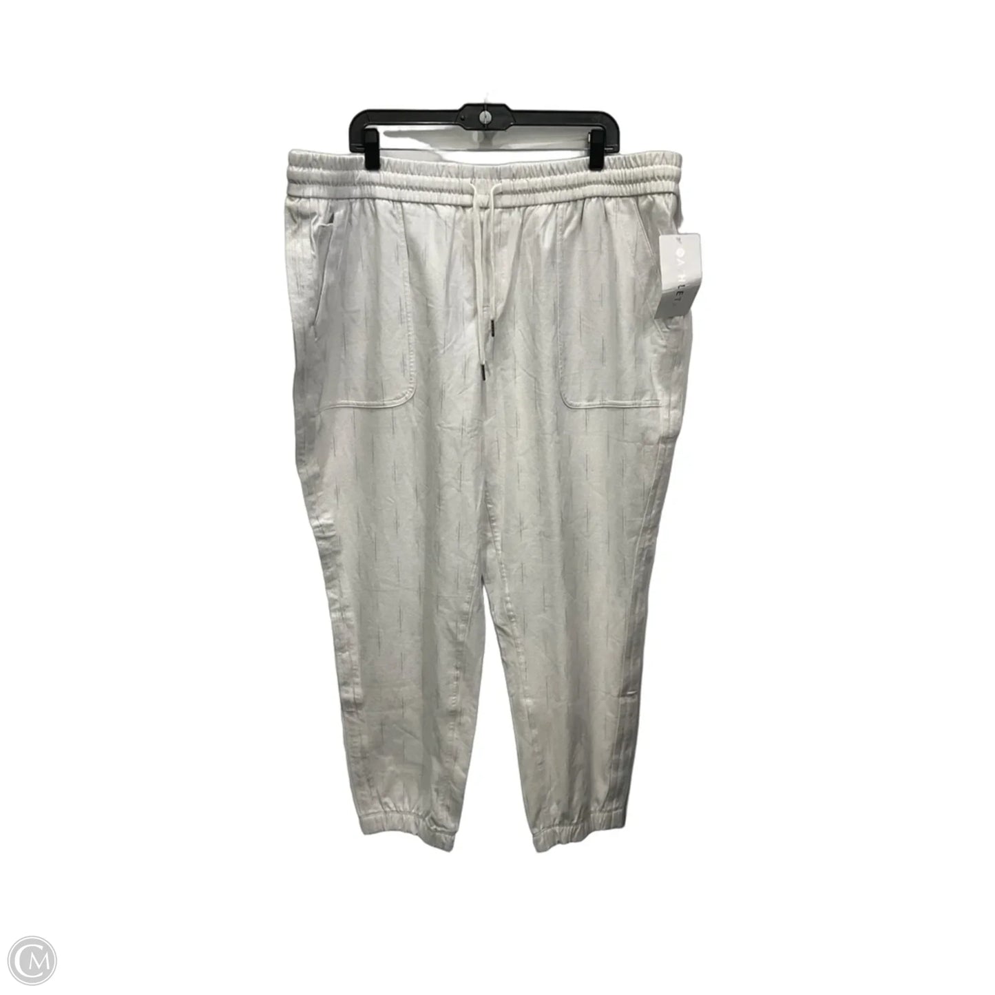 Athletic Pants By Athleta In White, Size: 3x
