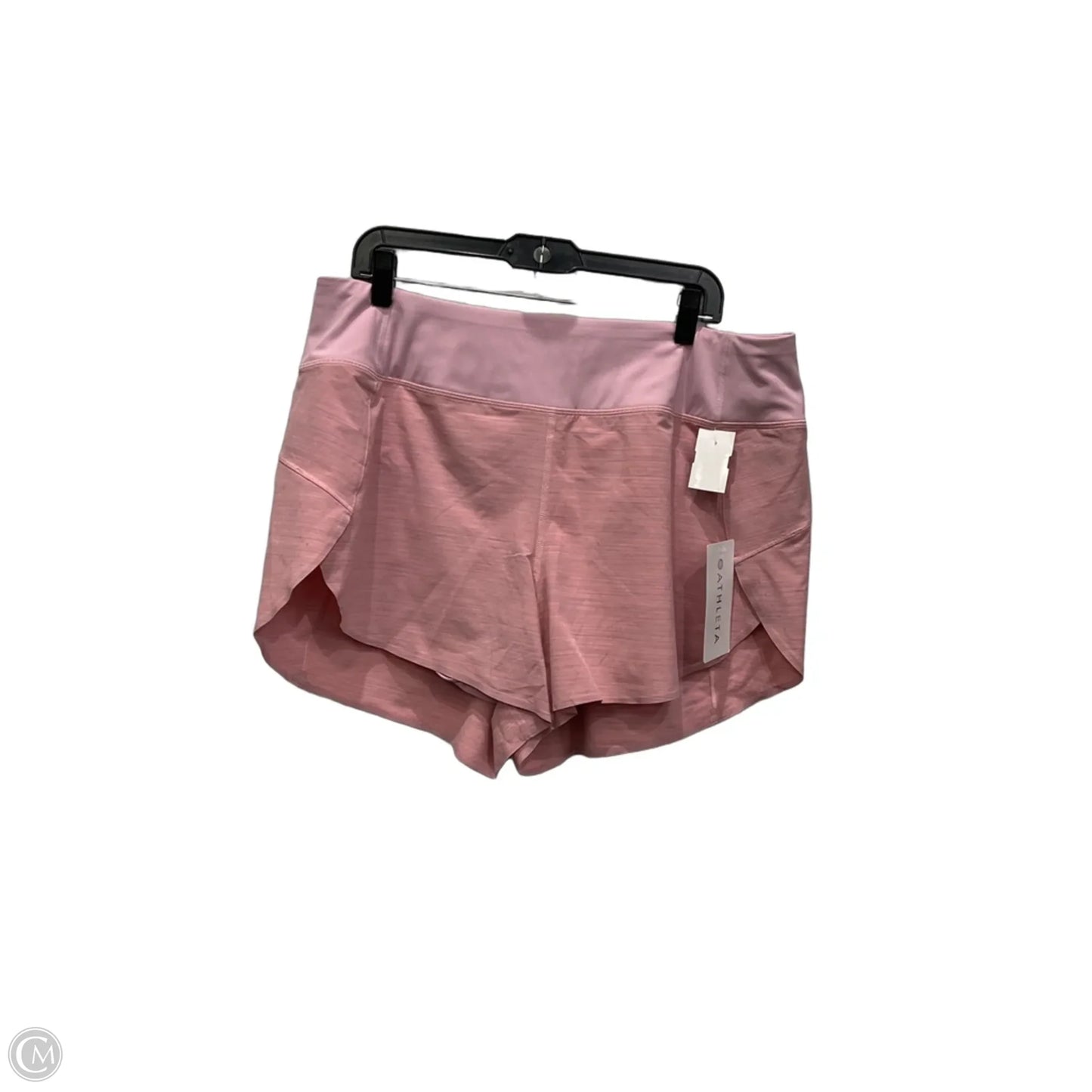 Athletic Shorts By Athleta In Pink, Size: 1x