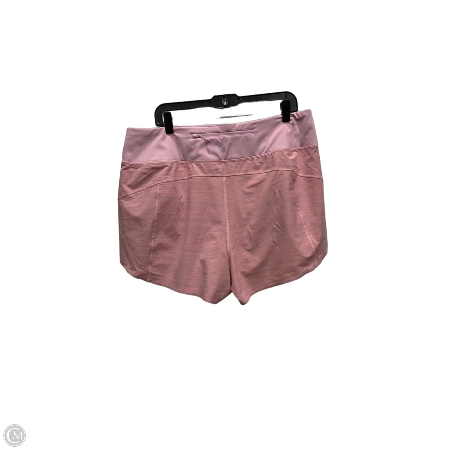 Athletic Shorts By Athleta In Pink, Size: 1x