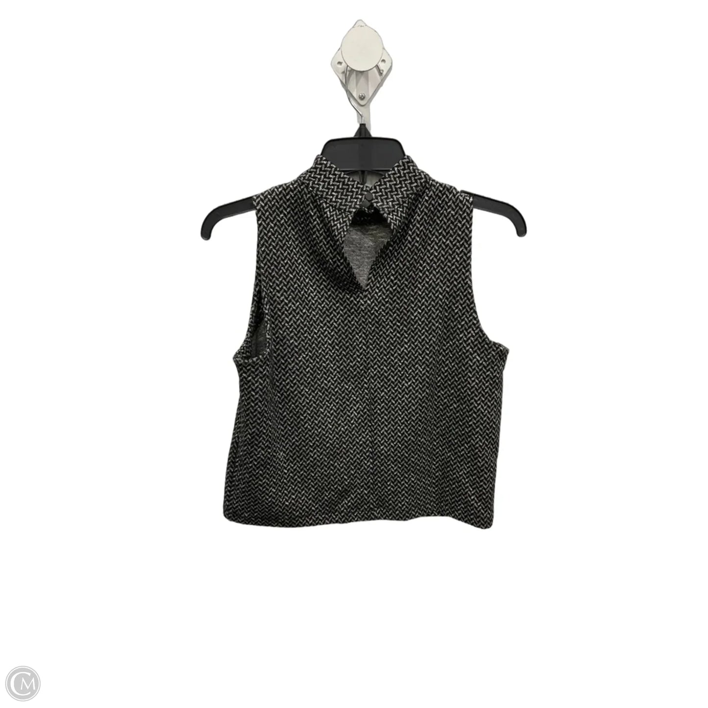 Top Sleeveless By Banana Republic In Black & White, Size: Xs