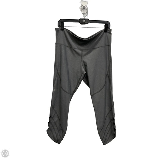 Athletic Leggings By Under Armour In Grey, Size: Xl