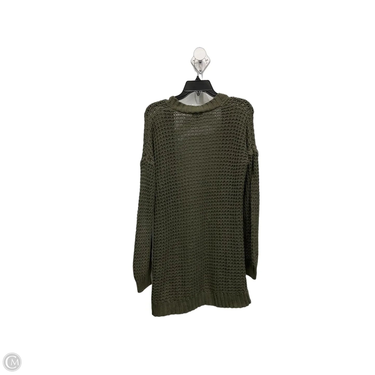 Cardigan By Express In Green, Size: M