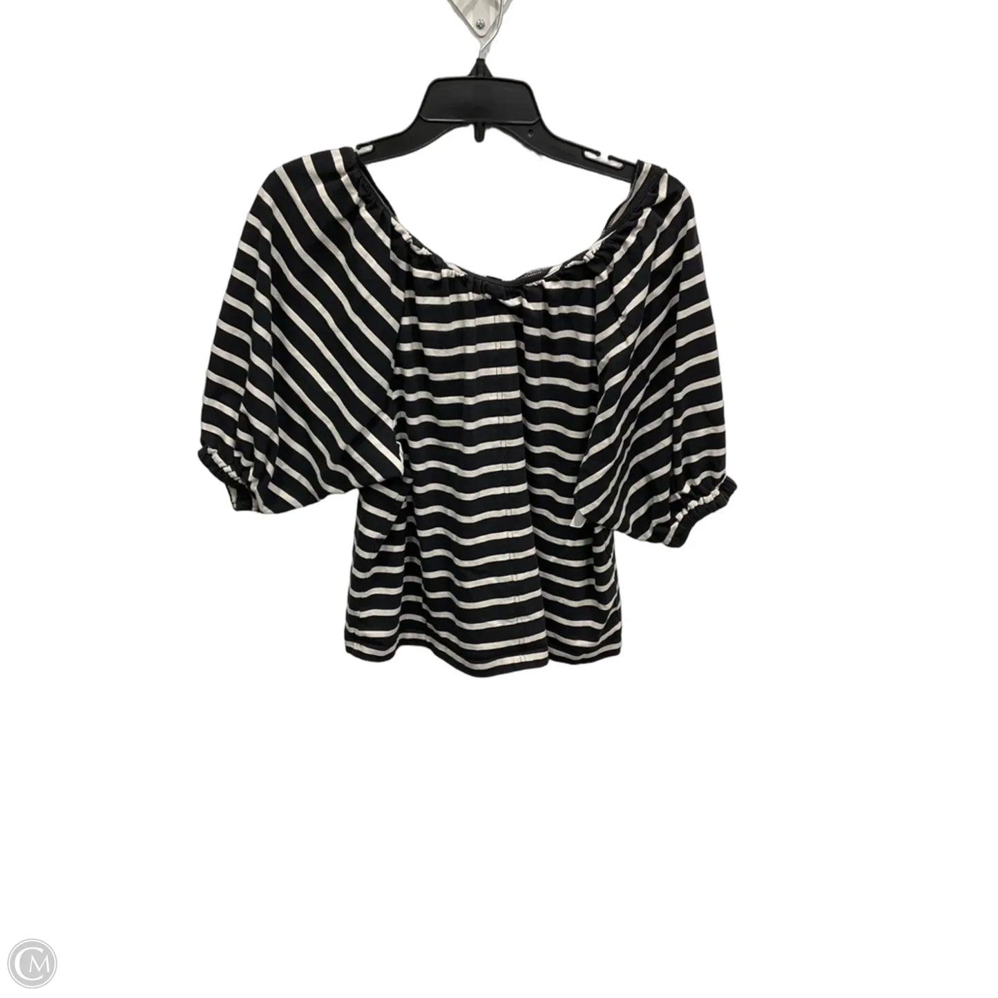 Top Short Sleeve By J. Crew In Striped Pattern, Size: L