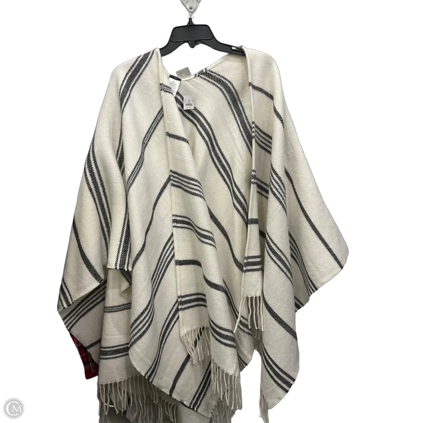Poncho By J. Crew In Striped Pattern