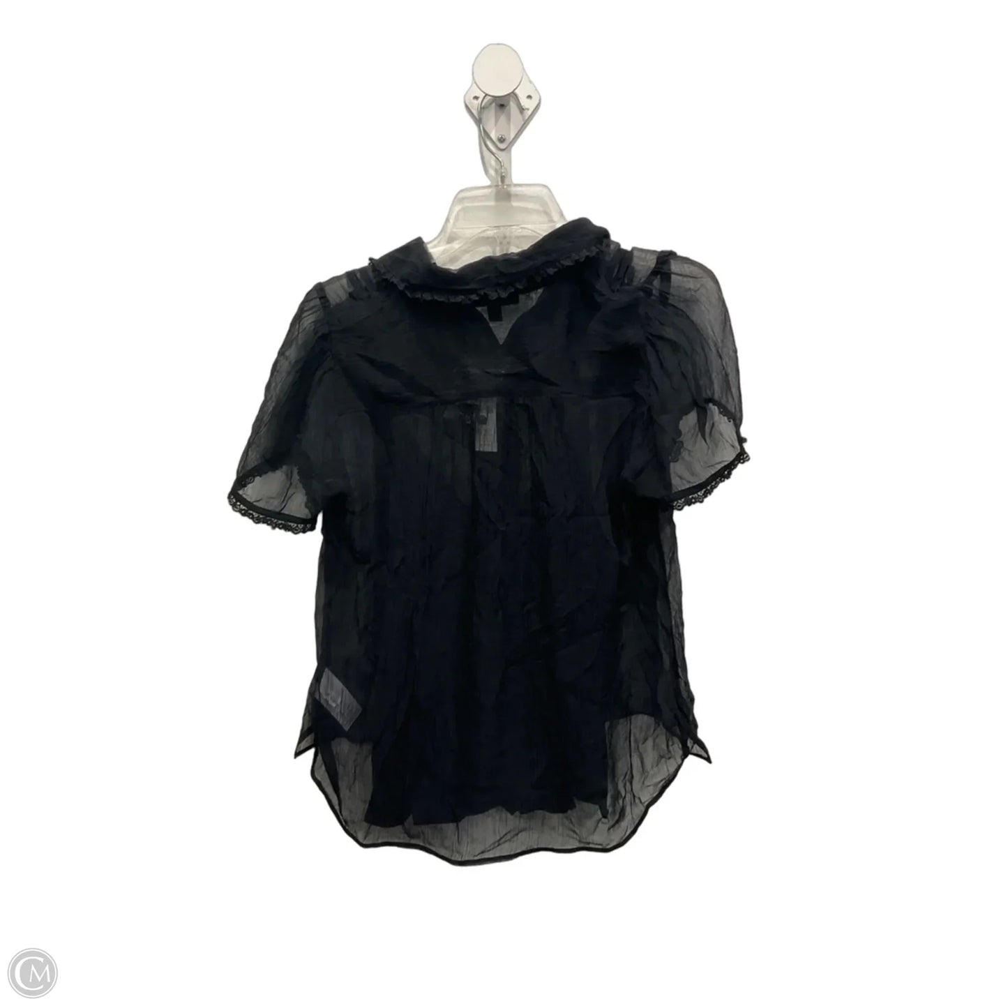 Top Short Sleeve By J. Crew In Black, Size: S