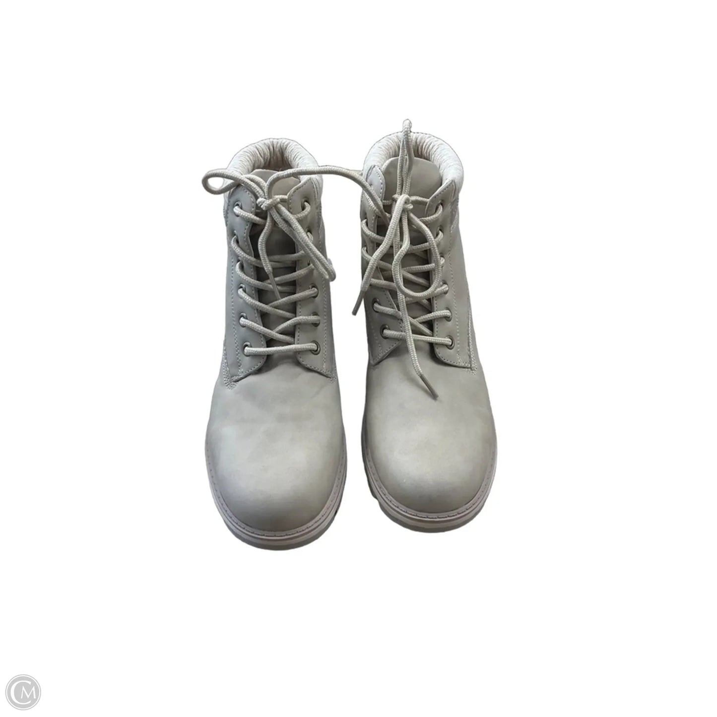 Boots Hiking By Clothes Mentor In Beige, Size: 10