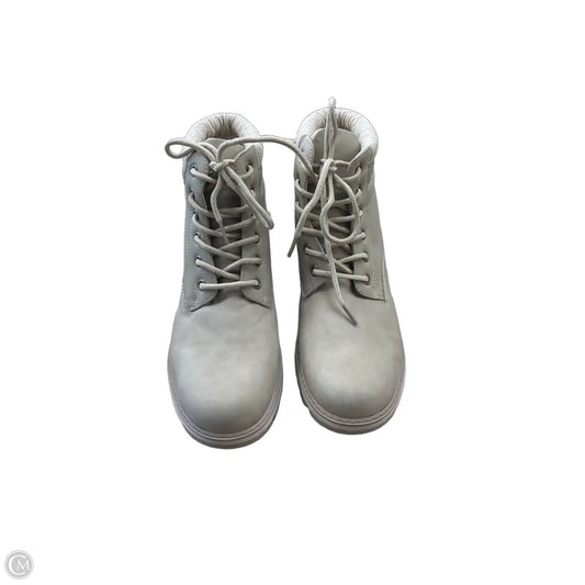 Boots Hiking By Clothes Mentor In Beige, Size: 10