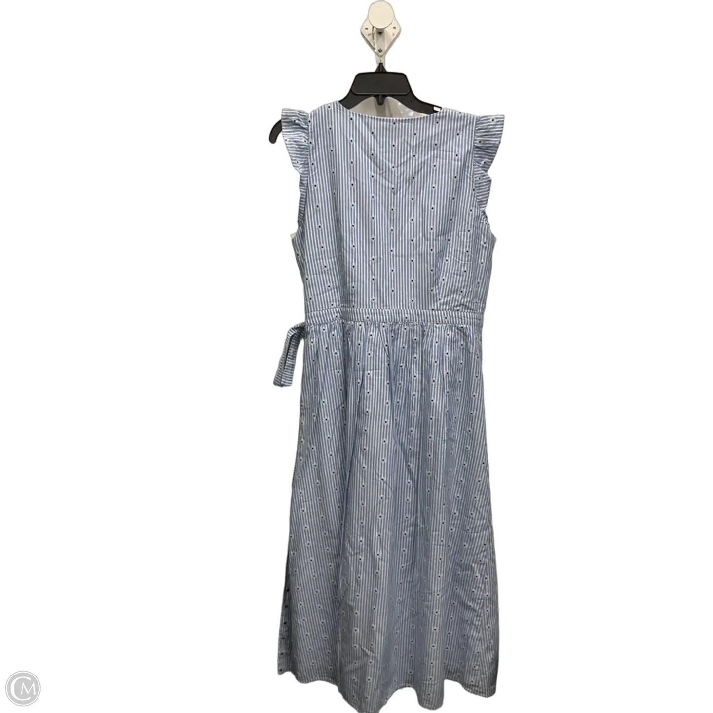 Dress Casual Maxi By Loft In Striped Pattern, Size: L