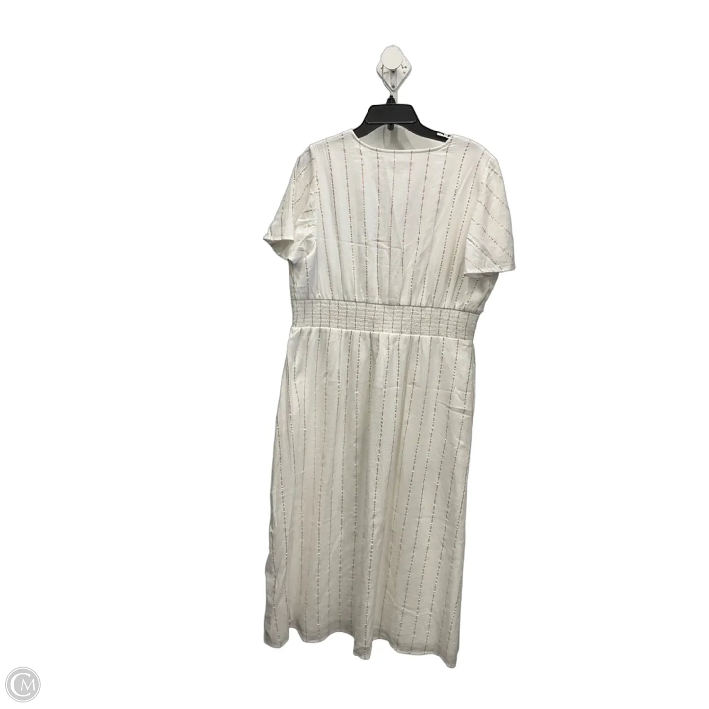 Dress Casual Maxi By Loft In White, Size: Xl