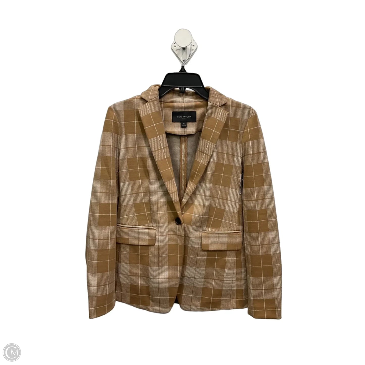 Blazer By Ann Taylor In Tan, Size: Xs