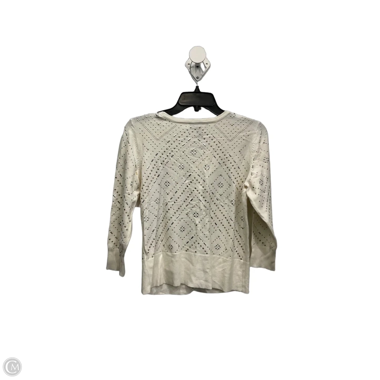 Cardigan By White House Black Market In White, Size: M