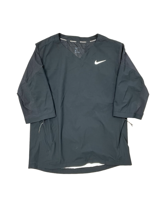 Athletic Top Ss By Nike In Black, Size:L