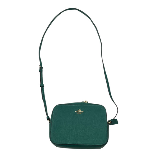 Crossbody Designer By Coach In Green, Size:Small
