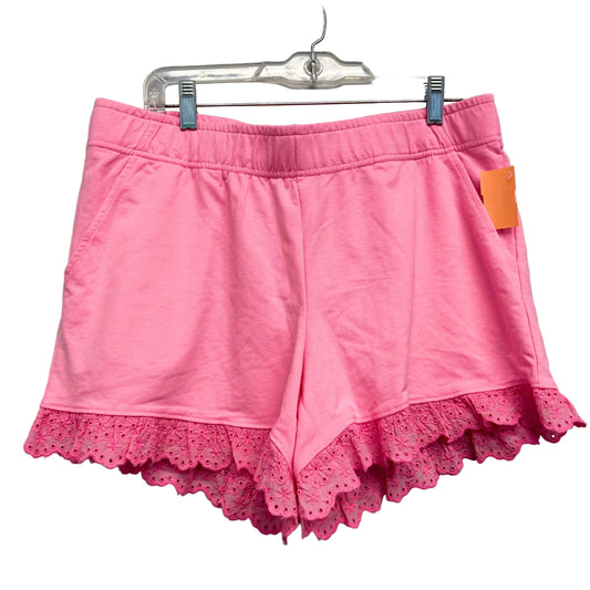 Shorts Designer By Lilly Pulitzer In Pink, Size:L