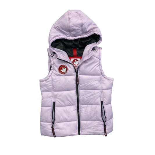 Vest Puffer & Quilted By Cmc In Purple, Size:Xl